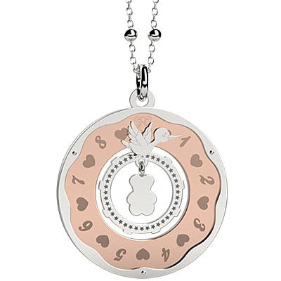 Collana Lunga Orologio della Vita Argento Rosato Nanan Bijoux - NAN0041