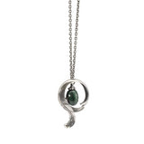 Collana d'Argento con Malachite RITIRATA Trollbeads - TAGFA-00036