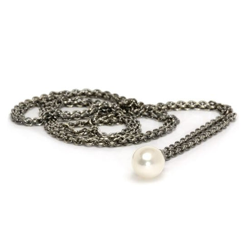 Collana d'Argento con Perla Trollbeads - TAGFA-00020