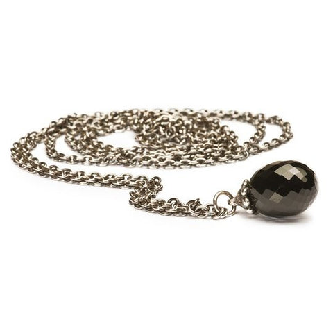 Collana d'Argento con Onice Nero Trollbeads - TAGFA-00003